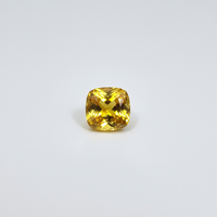 Yellow Sapphire 1.03ct Cushion, Ceylon — Gèmelia & Co.