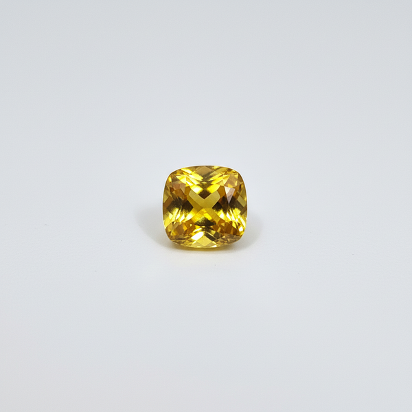 Yellow Sapphire 1.03ct Cushion, Ceylon — Gèmelia & Co.